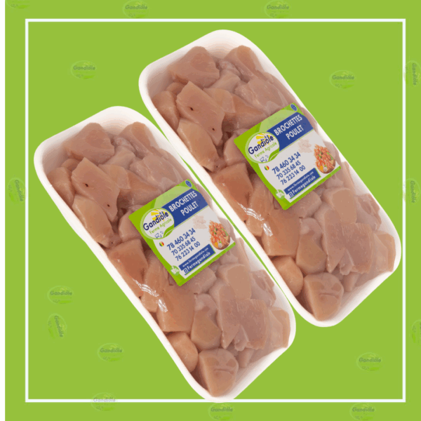 Brochettes de poulet