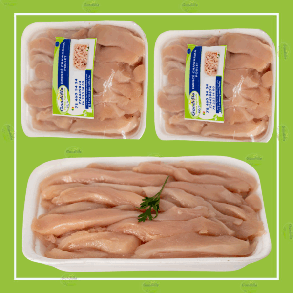 Emincé de poulet 500G