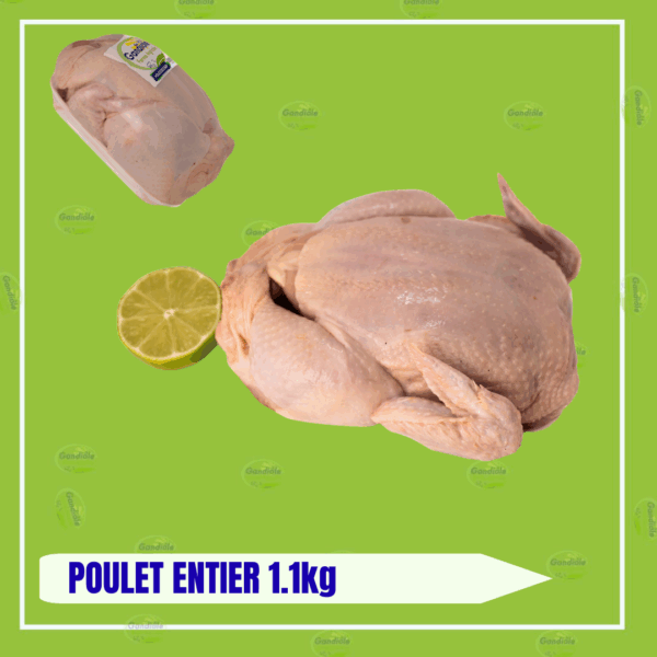 Poulet entier - 1,1Kg