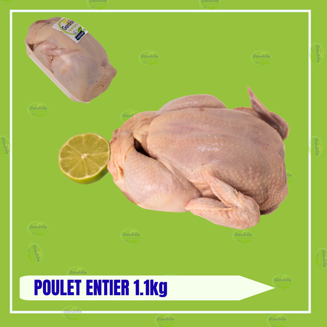 Poulet entier - 1,1Kg
